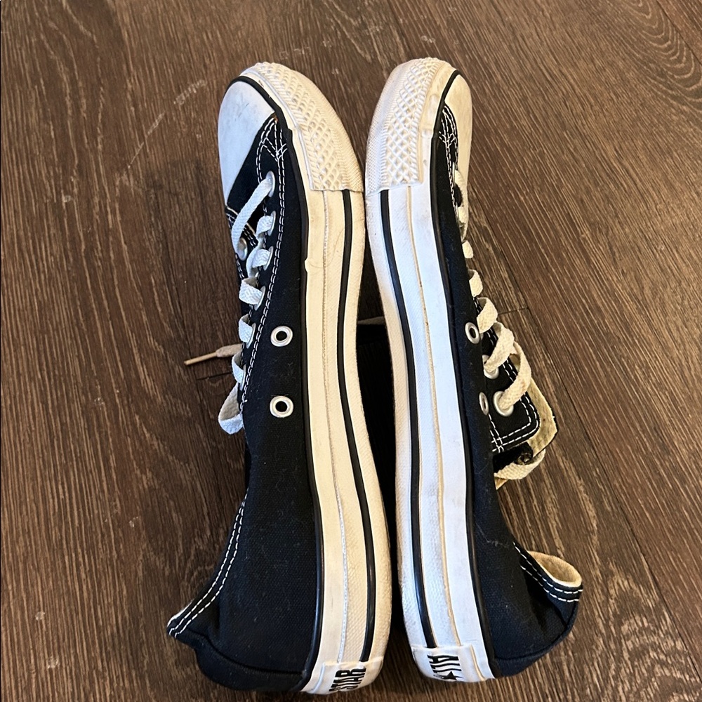Converse ALL STARS Black Canvas Sneakers, SIZE 11 Womens - Picture 5 of 5